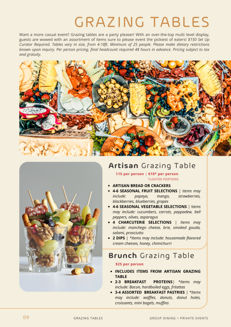 9 Grazing Tables